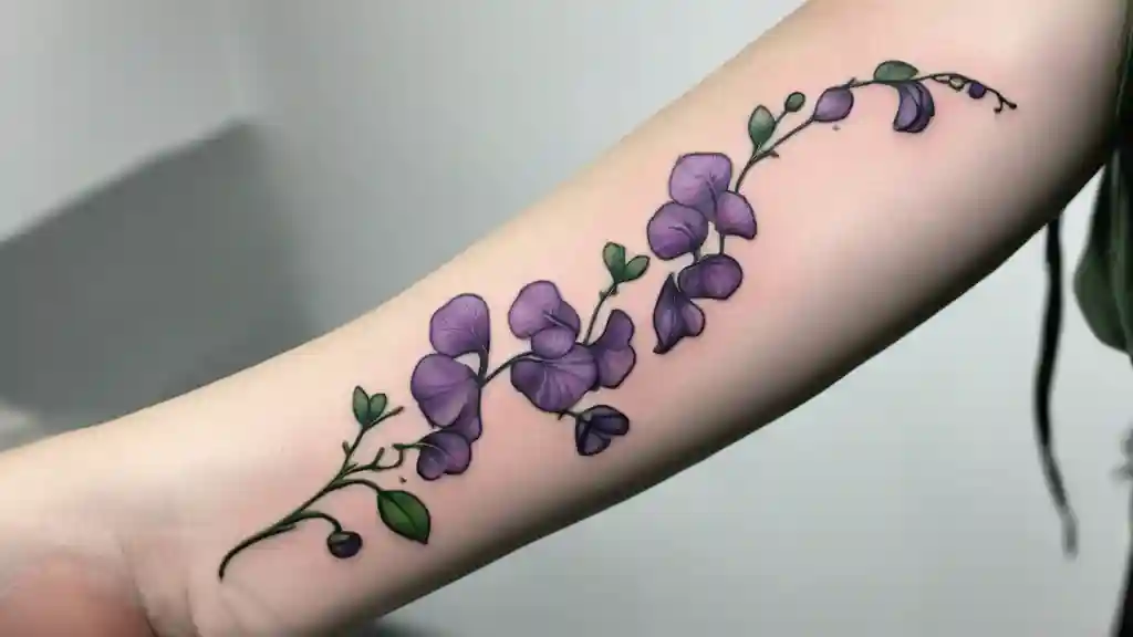 Geburtsblumen-Tattoo