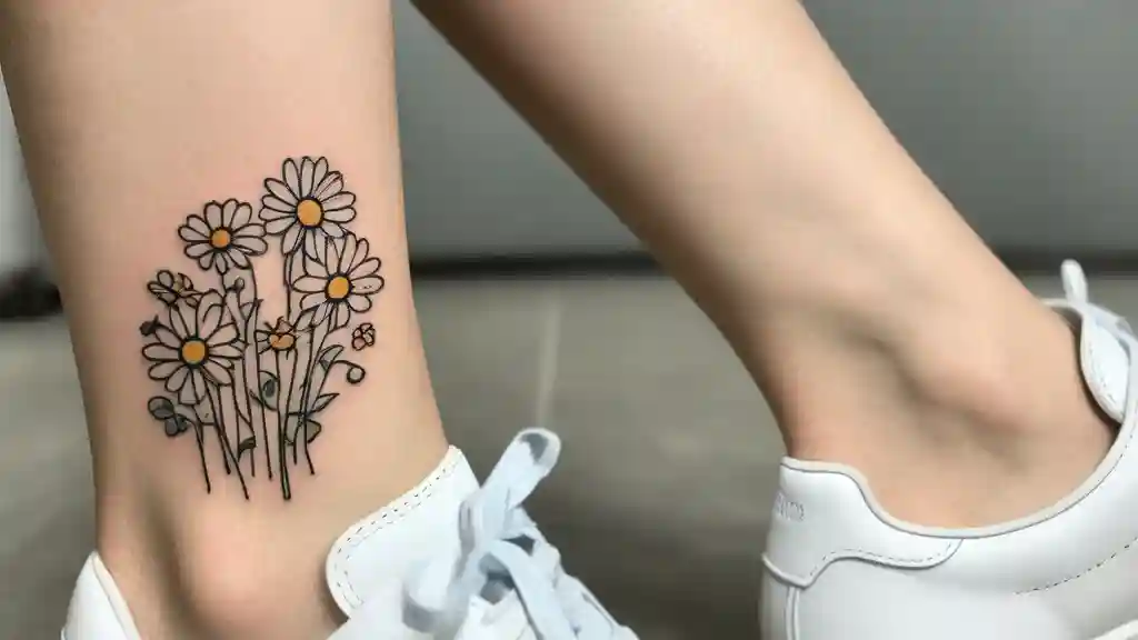 Geburtsblumen-Tattoo