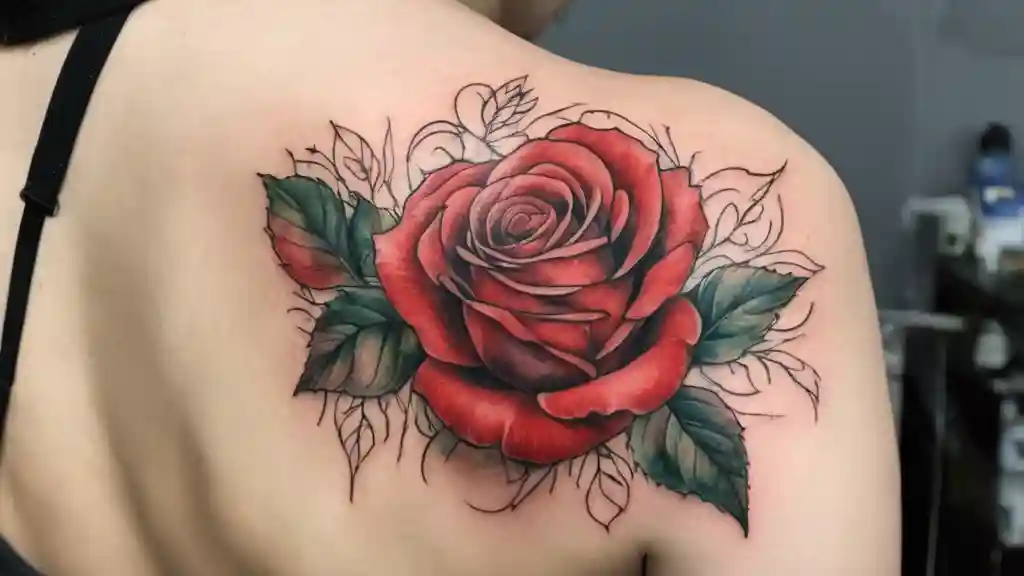 Geburtsblumen-Tattoo