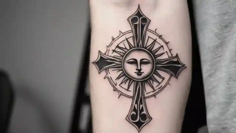 cross tattoo for men