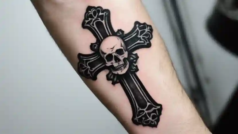 cross tattoo for men