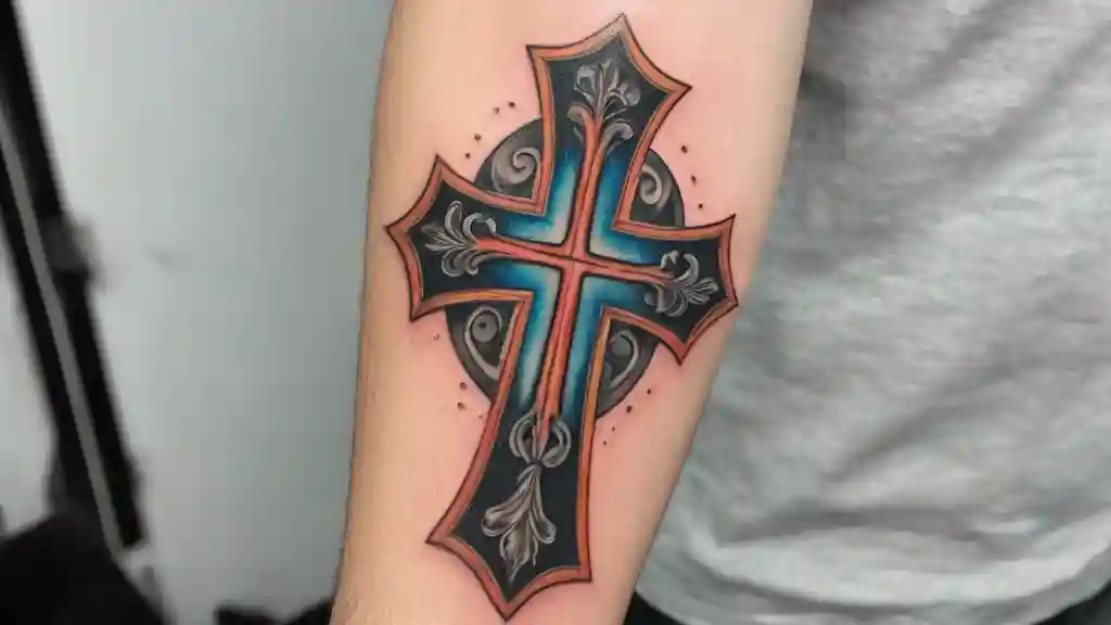 cross tattoo for men